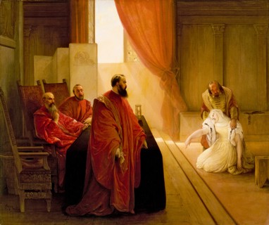 Valenza Gradenigo before the Inquisition.