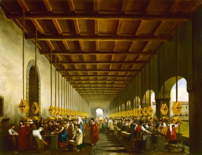 Textile mill in Bergamo.