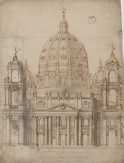 Alternative Proposal for the facade of Basilica of St. Peter in the Vatican.