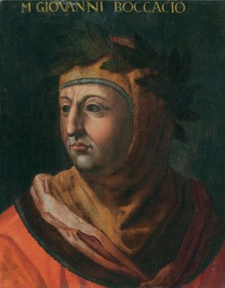 Portrait of Giovanni Boccaccio.