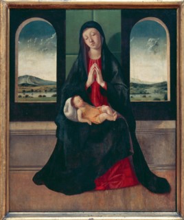 Virgin and child.