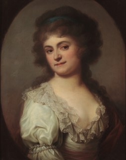 Portrait of the Painter Cecile de Duchesne (1771-1801), née Merlini.