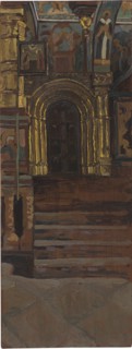 Rostov the Great. Interior of the Church of Our Savior na Senyakh.