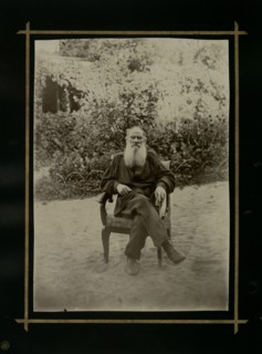 Portrait of the author Count Lev Nikolayevich Tolstoy (1828-1910).