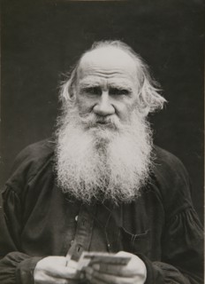 Portrait of the author Count Lev Nikolayevich Tolstoy (1828-1910).