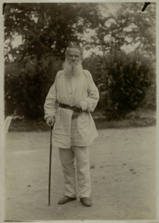 Portrait of the author Count Lev Nikolayevich Tolstoy (1828-1910).