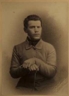 Portrait of the author Count Lev Nikolayevich Tolstoy (1828-1910).