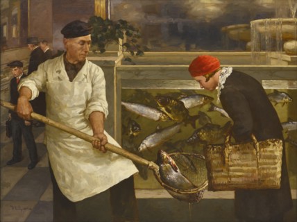 In a Fish Shop.