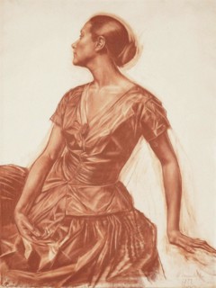 Portrait of Salomea Nikolayevna Andronikova (1888-1982).