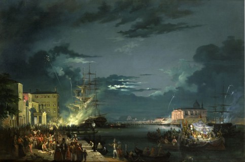 Nocturne with the Festa del Redentore.
