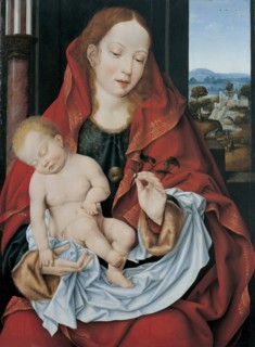 Virgin and child.