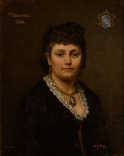 Portrait of Elizaveta Frantsevna Schivre (1832-1896).