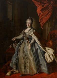 Portrait of Empress Catherine II (1729-1796).