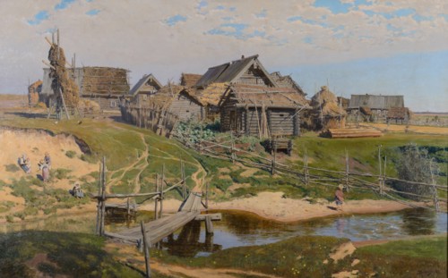 Russian Country Village.