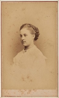 Portrait of Grand Duchess Olga Constantinovna of Russia (1851-1926).