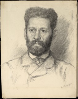 Portrait of the sculptor Mark Matveyevich Antokolsky (1843-1902).