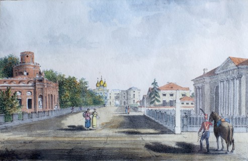 The Imperial Lyceum in Tsarskoye Selo.