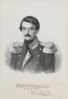 Portrait of the composer Alexis Lvov (1798-1870).