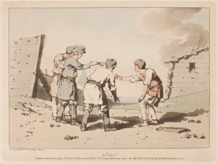 Boys playing Knucklebones (Babki).