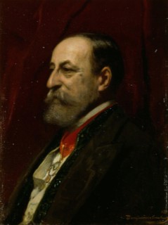 Portrait of the composer Camille Saint-Saëns (1835-1921).