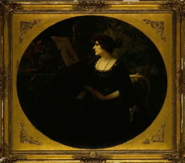 Portrait of the pianist Aimée-Marie Roger-Miclos (1860-1950).