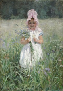 Portrait of the daughter of Vasily Polenov.