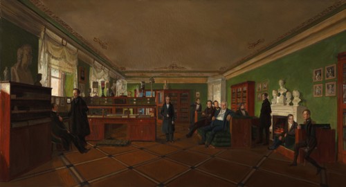 Saturday meeting by Vasily Zhukovsky.