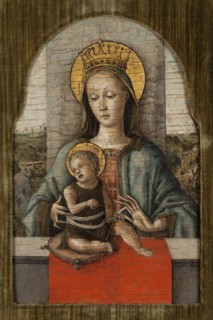 The Virgin and Child.