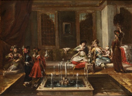 Armenian interior or Orient Scene.