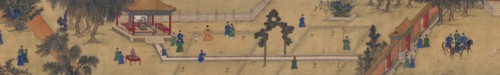 The Ming Emperor Xuande playing chuiwan.