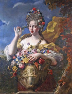 Portrait of a Lady as Flora.