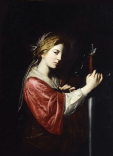 Saint Catherine of Alexandria.
