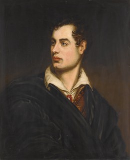 Portrait of the poet Lord George Noel Byron (1788-1824).