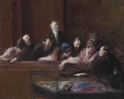 A court scene.
