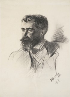 Portrait of Count Alphonse Charles de Toulouse-Lautrec-Monfa (1838-1913).