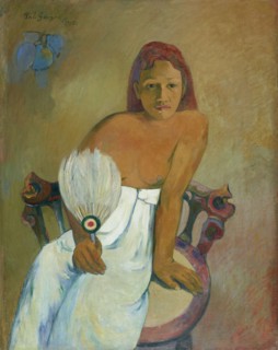 Woman with a Fan.