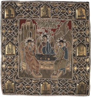 The Holy Trinity (Podea). The donation by Tsar Boris Godunov to the Monastery.