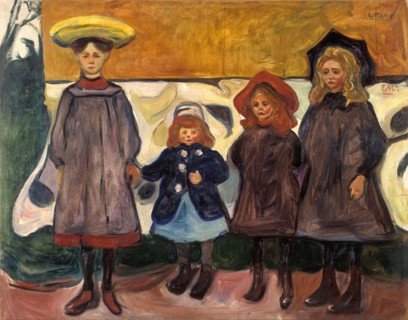 Four Girls in Åsgårdstrand.