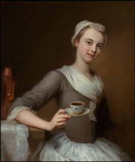 Offering a Cup of Coffee.
