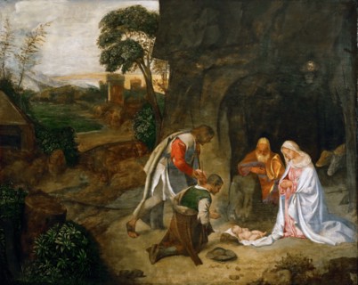 The Adoration of the Shepherds.