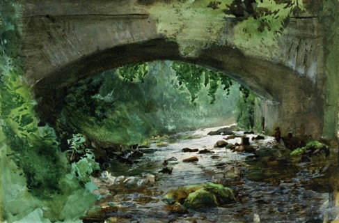 River under Old Stone Bridge.