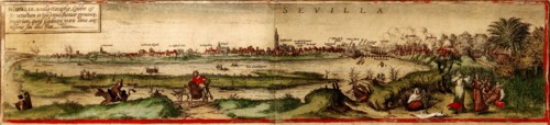 Hispalis (Seville) From Civitates Orbis Terrarum.