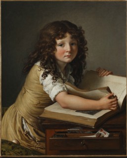 Benoît Agnès Trioson with a book.