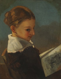 Julieta Courbet at ten years old.