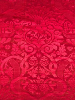 Silk fabric.