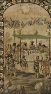 The Conquest of Mexico by Hernan Cortés.