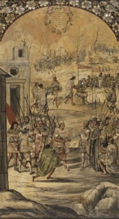 The Conquest of Mexico by Hernan Cortés.