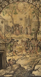The Conquest of Mexico by Hernan Cortés.