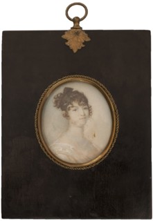 Portrait of Nadezhda Osipovna Pushkina (1762-1836), née Hannibal.