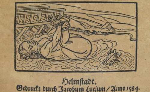 The cold-water ordeal for witches.